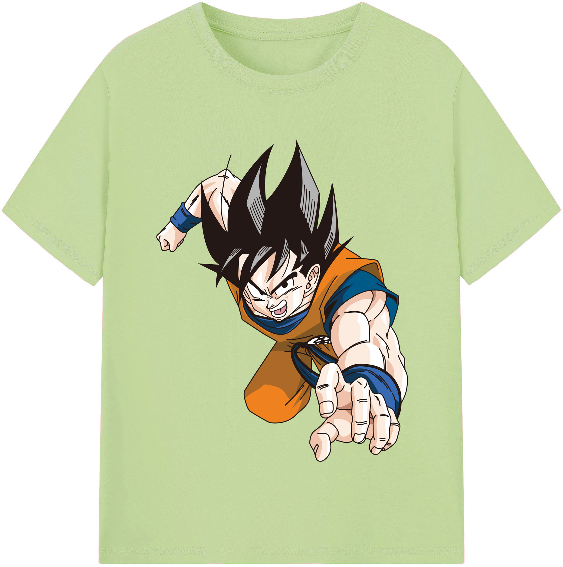 （画像用） ドラゴンボール 孫悟空（そん ごくう）Son Goku カカロット DRAGON BALL Kakarotto 綿100％半袖Tシャツ（フロントプリント）